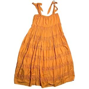 DISSH Amma Marigold Tiered Maxi Dress NWT( Flaw) Sz 8